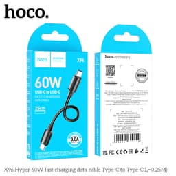 Cáp Sạc Nhanh 20W 60W Hoco X96/ 30W Ngắn 20cm Remax RC-C5 Type-C Ra Li-ght-ni-ng ios (Ngắn 25cm)và cáp sạc 20cm dây dù.N 3