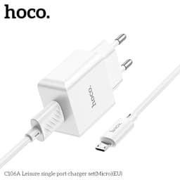 Bộ/ Cóc/ Củ Bộ sạc nhanh 10.5W HOCO C106 Micro/ Type-c/ Li-ght-ni-ng Chính Hãng và 2.4A Remax U95 4