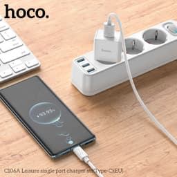 Bộ/ Cóc/ Củ Bộ sạc nhanh 10.5W HOCO C106 Micro/ Type-c/ Li-ght-ni-ng Chính Hãng và 2.4A Remax U95 7