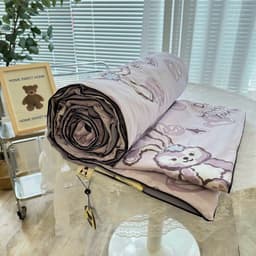 Chăn Cotton Đũi Hè Phong Cách Hàn, Chăn Hè Mềm Mịn Thoáng Mát Nhiều Mẫu - [1m8 x 2m] D7 7
