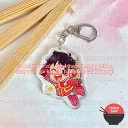 Móc khoá in hình ONE PIECE ver BAY Đảo hải tặc mica trong acrylic game chibi xinh xắn 4