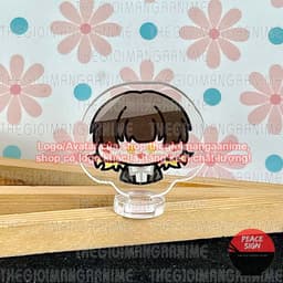 (mua 1 tặng 1) (3cm) Mô hình standee BLUE LOCK ver CHIBI BÁN THÂN in hình anime mica trong acrylic quà tặng dễ thương 5