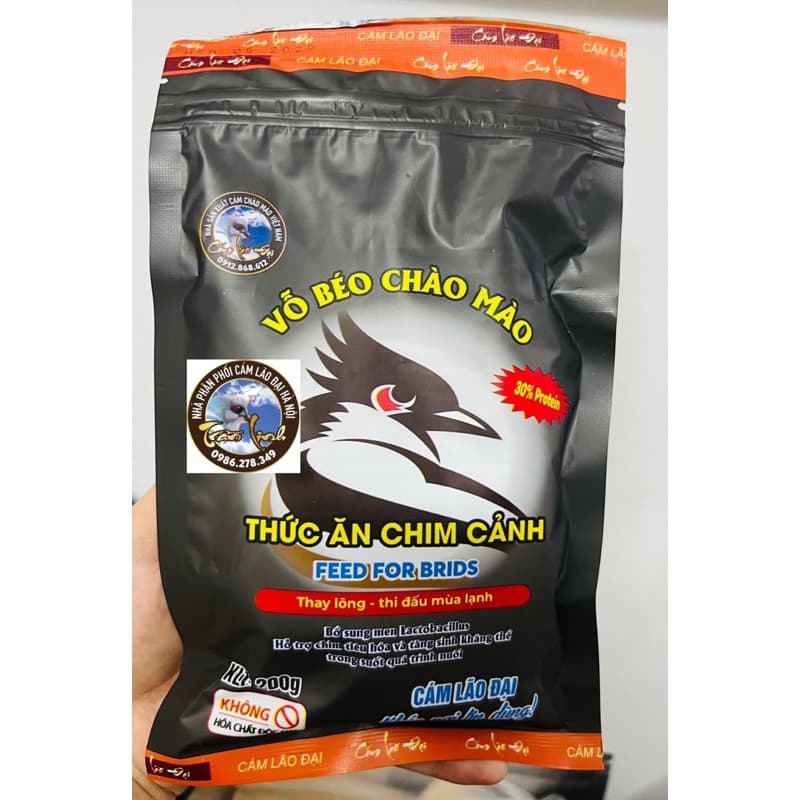 COMBO 5 TẶNG 1 - CÁM VỖ BÉO THAY LÔNG ( CHÀO MÀO) - LÃO ĐẠI
