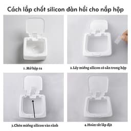 Hộp Đựng Đồ Mini Để Bàn Có Nắp Đậy, Hộp Đựng Bông Tai, Tăm Bông , Bông Tẩy Trang Tiện Lợi Nhỏ Gọn 88488 Lamon Store 7