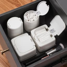 Hộp Đựng Đồ Mini Để Bàn Có Nắp Đậy, Hộp Đựng Bông Tai, Tăm Bông , Bông Tẩy Trang Tiện Lợi Nhỏ Gọn 88488 Lamon Store 8