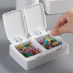 Hộp Đựng Đồ Mini Để Bàn Có Nắp Đậy, Hộp Đựng Bông Tai, Tăm Bông , Bông Tẩy Trang Tiện Lợi Nhỏ Gọn 88488 Lamon Store 5
