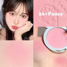 [JILL LEEN] Phấn Má Hồng Jill Leen Màu Đào Tự Nhiên Mờ Lấp Lánh Không Thấm Nước,Má Hồng Tím Bền Màu Lâu Trôi Chính Hãng 9