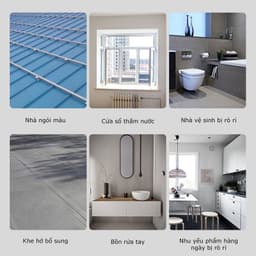Cuộn 5 Mét Băng Keo Dán Rộng 5cm/10cm/15cm/20cm - Miếng Dán Siêu Dính Chống Thấm Nước Và Chống Dột 8