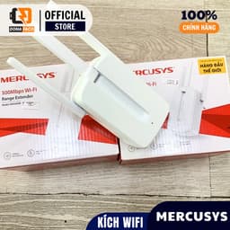 Bộ kích sóng WiFi 3 Râu Mercusys 300Mbps MW300RE, thiết bị tăng khả năng phát sóng wifi cao cấp 4