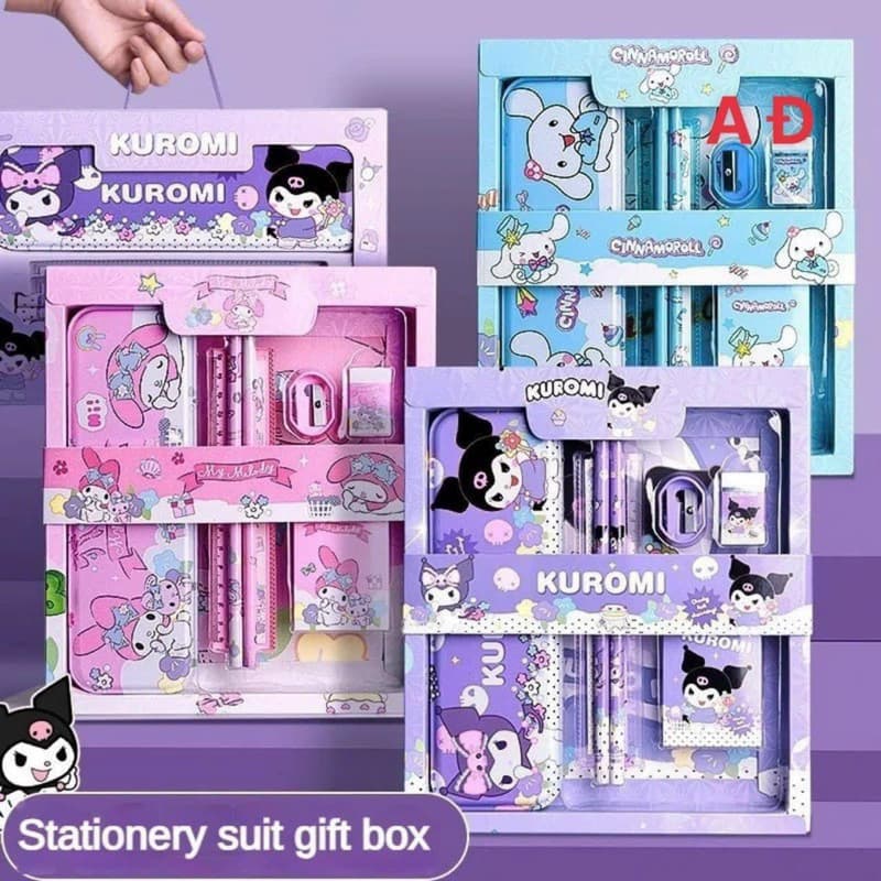 Bộ Quà Tặng Bộ Dụng Cụ Học Tập Học Sinh Tiểu Học Kuromi Đáng Yêu Cho Bé GIA DỤNG VĨNH NGÂN
