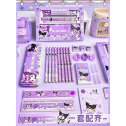 Bộ Quà Tặng Bộ Dụng Cụ Học Tập Học Sinh Tiểu Học Kuromi Đáng Yêu Cho Bé GIA DỤNG VĨNH NGÂN 3