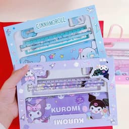 Bộ Quà Tặng Bộ Dụng Cụ Học Tập Học Sinh Tiểu Học Kuromi Đáng Yêu Cho Bé GIA DỤNG VĨNH NGÂN 4