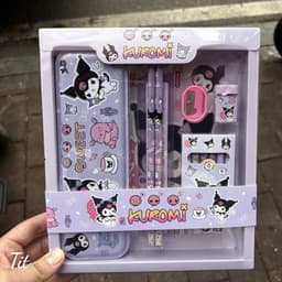 Bộ Quà Tặng Bộ Dụng Cụ Học Tập Học Sinh Tiểu Học Kuromi Đáng Yêu Cho Bé GIA DỤNG VĨNH NGÂN 2