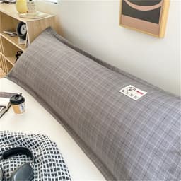 Gối Tựa Giuong - Gối Đôi Dài, Gối Ôm ,  Nỉ Nhung Sữa Đa Năng, Gối Đôi Dài, Gối Tựa Giường Kích Thước 35x120cm 2