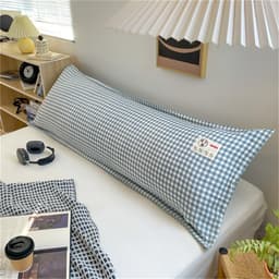 Gối Tựa Giuong - Gối Đôi Dài, Gối Ôm ,  Nỉ Nhung Sữa Đa Năng, Gối Đôi Dài, Gối Tựa Giường Kích Thước 35x120cm 5