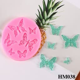 Khuôn silicon động vật butterfly xinh đủ kích thước handmade chuẩn bền nhiệt - HM038 1