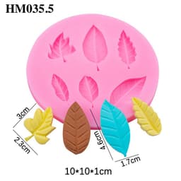 Khuôn silicon lá cây dùng tạo hình trang trí handmade đẹp - HM035 9