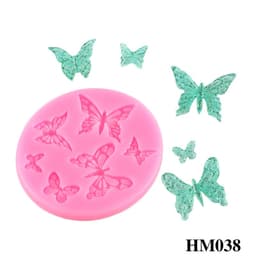Khuôn silicon động vật butterfly xinh đủ kích thước handmade chuẩn bền nhiệt - HM038 3
