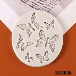 Khuôn silicon động vật butterfly xinh đủ kích thước handmade chuẩn bền nhiệt - HM038 4