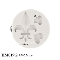 Khuôn silicon quân bài tây tạo hình trang trí handmade độc đáo  - HM019 7