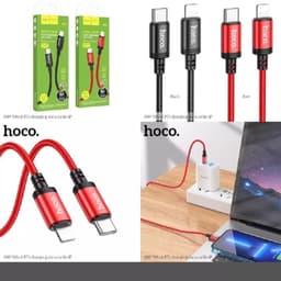 Cáp Sạc Nhanh 30W Remax RC-C097(C-L) Type C Ra Li-ght-ni-ng ios và Hoco X89 Type-C Ra Li-ght 8