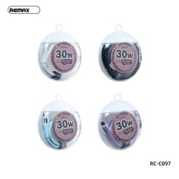 Cáp Sạc Nhanh 30W Remax RC-C097(C-L) Type C Ra Li-ght-ni-ng ios và Hoco X89 Type-C Ra Li-ght 5