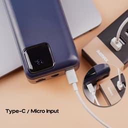 Pin Sạc Dự Phòng Sạc Nhanh 22.5W Remax RPP-550 30.000mAh và 22.5W Hoco J101B 30.000mah. LKP 3