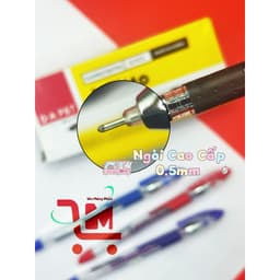 Hộp 12 Cây Bút Gel Học Sinh D.A P&T Jellitto Ngòi 0.4mm Mực Xanh, Tím, Đỏ, Đen, Chất Lượng Cao, Chính Hãng Hàn Quốc 3