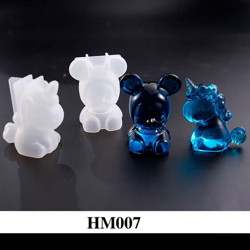 Khuôn silicon kỳ lân và bé bảo bảo 4D tạo hình độc đáo handmade chuẩn DIY – HM007