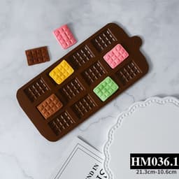 Khuôn Silicon Charm Hình Nút Áo tạo hình nến thơm, epoxy, resin - HM036 2