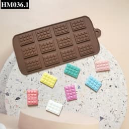 Khuôn Silicon Charm Hình Nút Áo tạo hình nến thơm, epoxy, resin - HM036 3