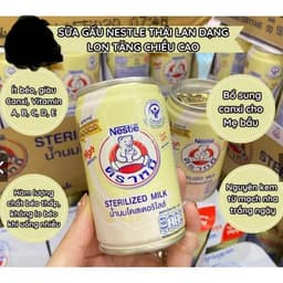 Sữa tươi NESTLE gấu Thái Lan 150ml nguyên kem hỗ trợ tăng cân tăng chiều cao 2
