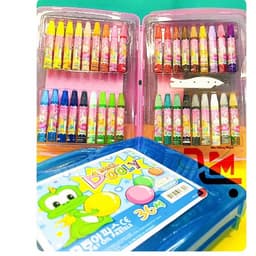 Màu Sáp Dầu 18 Cây D.A, Hộp Nhựa Vali ( DOOLY - TTORU ) Thương Hiệu Hàn Quốc, Cho Bé Tha Hồ Sáng Tạo 5