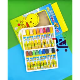Hộp 48 Cây Bút Màu Sáp Dầu Con Gà D A  P&T, Màu Sáp Dầu Mềm Mịn, Màu Tưới Sáng, An Toàn Cho Bé Chính Hãng 4