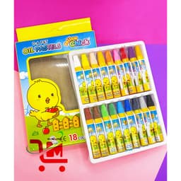 Hộp 48 Cây Bút Màu Sáp Dầu Con Gà D A  P&T, Màu Sáp Dầu Mềm Mịn, Màu Tưới Sáng, An Toàn Cho Bé Chính Hãng 6