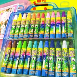 Màu Sáp Dầu 36 Cây D.A, Hộp Nhựa Vali ( DOOLY - TTORU ), Màu Sắc Tươi Sáng, Cho Bé Tô Vui Mỗi Ngày, Chất Lượng Tốt 3