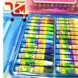 Màu Sáp Dầu 36 Cây D.A, Hộp Nhựa Vali ( DOOLY - TTORU ), Màu Sắc Tươi Sáng, Cho Bé Tô Vui Mỗi Ngày, Chất Lượng Tốt 1
