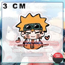 (mua 1 tặng 1) (3cm) Standee NARUTO ver BIỂU CẢM mô hình chibi acrylic standee anime mica trang trí trưng bày 2