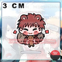 (mua 1 tặng 1) (3cm) Standee NARUTO ver BIỂU CẢM mô hình chibi acrylic standee anime mica trang trí trưng bày 3