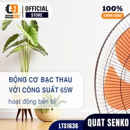 Quạt lửng senko LTS1636 / LTS1631 7 cánh,thân sắt công xuất 65w 3 cấp gió bảo hành chính hãng 24 tháng 6