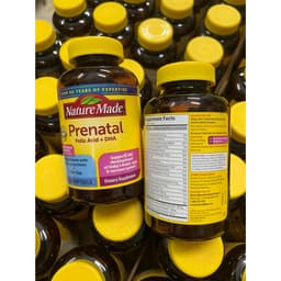 (mẫu mới)Vitamin Tổng Hợp Cho Bà Bầu_ Prenatal Multi +DHA (mẫu axit folic + dha) 3