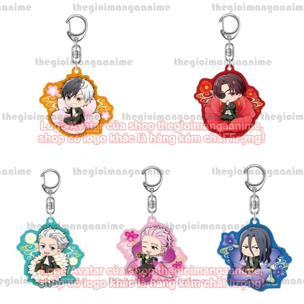 (NGỒI TRONG HOA) Móc khoá WIND BREAKER in hình anime mica trong acrylic chibi xinh xắn