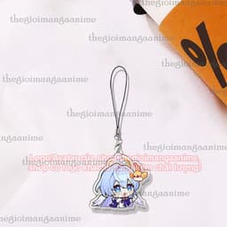 (mua 1 tặng 1) Móc dây treo điện thoại ROBIN HONKAI STAR RAIL ver CẢM XÚC chibi mica móc khóa anime game phụ kiện 5