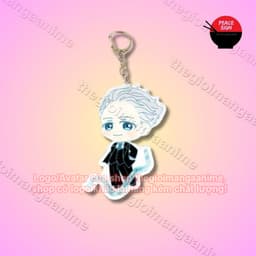 (mua 1 tặng 1) Móc khóa WIND BREAKER ver Vest đen cute in hình chibi anime mica acrylic quà tặng xinh xắn 3
