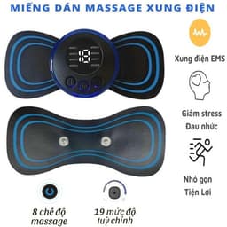 Máy Massage Toàn Thân Xung Điện Cao Cấp HGHOME, Miếng Dán Massage Cổ Vai Gáy 8 Chế Độ [HÀNG TỐT] 3
