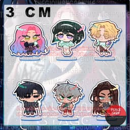 (mua 1 tặng 1) (3cm) Standee ALIEN STAGE ver BIỂU DIỄN mô hình chibi acrylic standee anime mica trang trí trưng bày 1