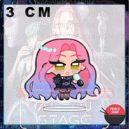 (mua 1 tặng 1) (3cm) Standee ALIEN STAGE ver BIỂU DIỄN mô hình chibi acrylic standee anime mica trang trí trưng bày 5