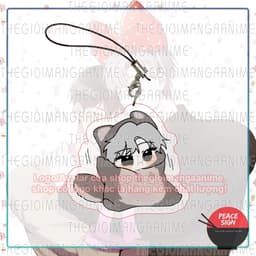 (mua 1 tặng 1) Móc dây treo điện thoại PASSION manhwa boylove hình in 2 mặt 4