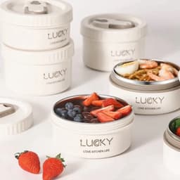 Hộp Đựng Cơm Giữ Nhiệt Kèm Túi 3 Tầng PTLUXURY Hộp Cơm Văn Phòng Cách Nhiệt 3 Tầng Không Gỉ Tiện Lợi 4