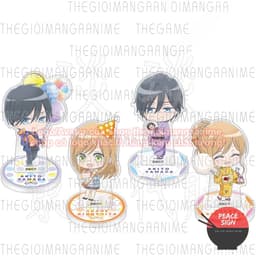 (mua 1 tặng 1) (3cm) Mô hình Standee My Love Story With Yamada-kun at Lv999 ver LỄ HỘI  anime chibi mica trong acrylic 1
